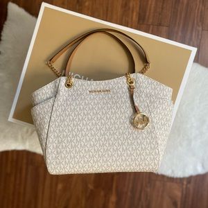 Michael Kors Jet Set Travel Tote Bag Signature Shoulder Bag